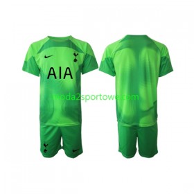 Koszulka Tottenham Hotspur Bramkarska Dziecięcy Wyjazdowe Stroje Piłkarskie 2022/23 Krótki Rękaw